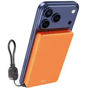 Magnetic Wireless Charger, Portable Power Bank, 5000mAh Wireless Portable Charger, Includes Type-C Cable, Compatible with Smartphones and Mobile Devices, Supports 22.5W PD Fast Charging, Suitable for iPhone 17/16/15/14/13/12 Pro Max