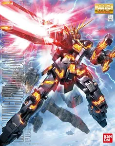 Bandai Hobby RX-0 Unicorn Gundam 02 Banshee MG 1/100 Scale Model Kit
