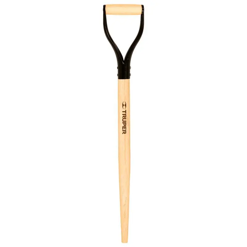 212 MAIN 30 in. American Ash Wooden D-Grip Replacement Handle - Natural, Hollow Back, Durable Garden Tool Accessory for Spades, Shovels, Landscaping Tool Use, Garden Tools