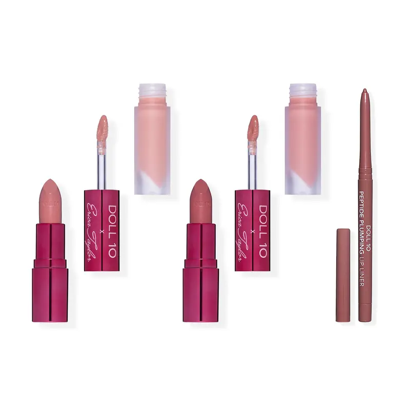 Erica Taylor X Doll 10 Beauty Lip Wardrobe and Liner