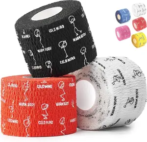 WARM BODY COLD MIND Thumb Tape for Weightlifting, Hook Grip Tape, Powerlifting, Cross Training, Workout Support, Gym Weight Lifting Tape, Athletic Finger Wrap