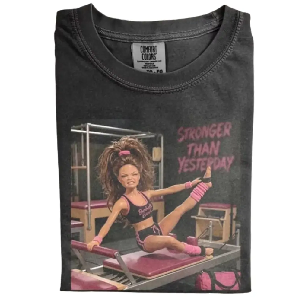 Vintage Gym Doll Girl Funny Face Meme Tee, Fitness Humor Graphic T Shirt, Aesthetic Gym Outfit, Disgusting Doll Face Shirt, Cotton unisex T-shirt, Trendy Shirt