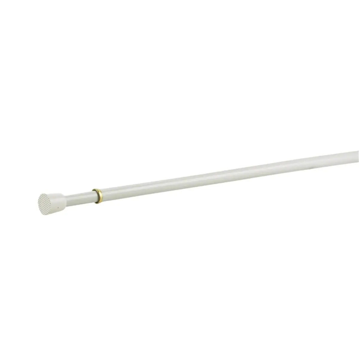 212 MAIN Round Tension Rod, Kenney Manufacturing Company KN631-1, 28-48 in. Adjustable, White Bedding Accessory