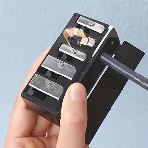 Five Holes Makeup Pen Sharpener Pencil Sharpener For Eyebrow Pencil Eyeliner Makeup Tool Office School Tool Office Supplies