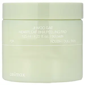 Celimax Ji Woo GAE Heartleaf BHA Peeling Pad, 60 Pads, 4.22 fl oz (125 ml)