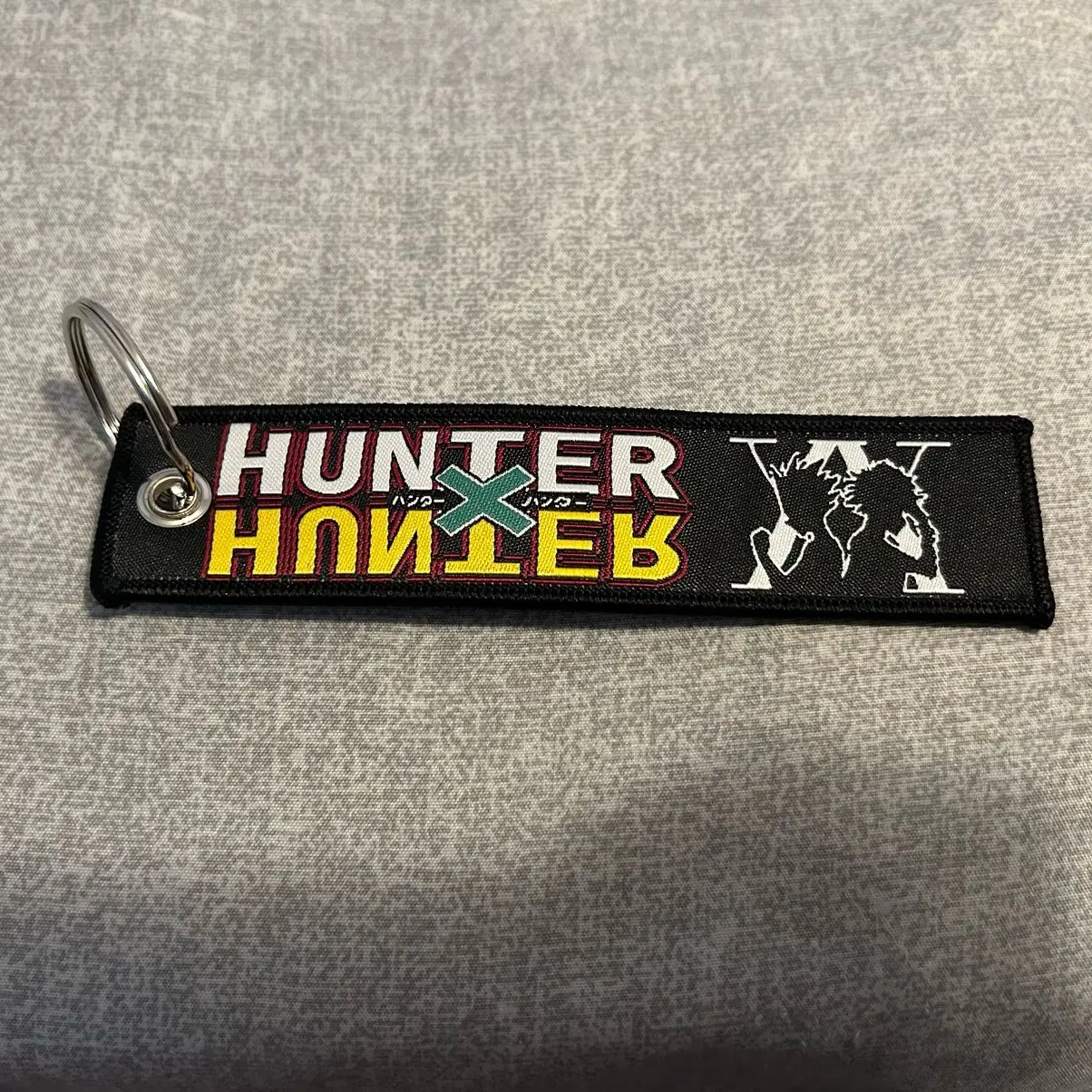 Hunter x Hunter Embroidery Keychain - Perfect Accessory for Fans of the Manga Series