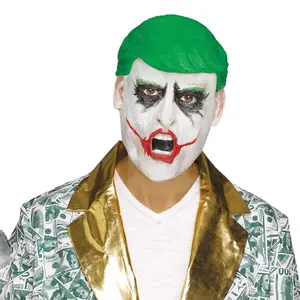 Trump Joker Clown Overhead Latex Adult Costume Mask