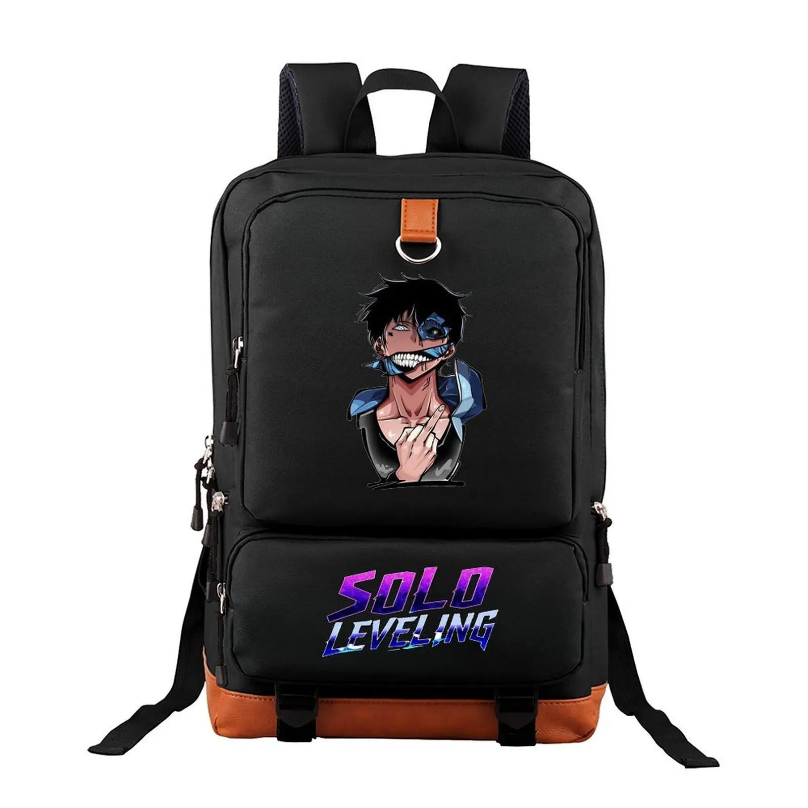 Solo Leveling  Unisex Backpack with Laptop Compartment – Large Capacity Travel & Commuting Bag for Camping, Perfect Birthday Gift for Friends & Family 17.3‘’*11.4”