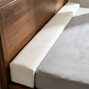 71x8x8 Inch Beige Foam Headboard Gap Filler Space Filler Between Bed and Wall Bolster Pillow