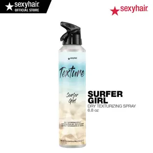 SexyHair Texture Surfer Girl Dry Texturizing Spray | Buildable Texture & Volume | Style Memory & Low Hold | Lightweight, Invisible Formula | Coconut Scent | 6.8 oz