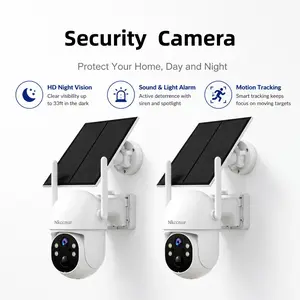 2PCS Security Surveillance Cameras – AI Motion Detection, Audible & Visual Alarm, 2MP HD Resolution, IP54 waterproof rating,Wi-Fi Connectivity, Two-Way Audio, Encrypted Cloud Storage.【Nkccnur】