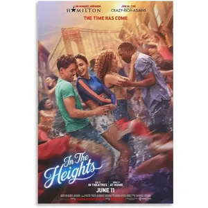 In The Heights Movie Poster Art Poster Canvas Painting Decor Wall Print Photo Gifts Home Modern Decorative Posters