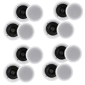Pyle PDIC1661RD 6.5 Inch 200 Watt In Ceiling Wall 2 Way Speaker System (4 Pairs) Pyle PDIC1661RD 6.5 Inch 200 Watt In Ceiling Wall 2 Way Speaker System (4 Pairs)