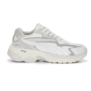 PUMA Womens Teveris Nitro Thrifted Lace Up Sneakers Shoes Casual - White