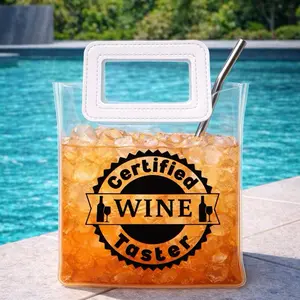 Certified Wine Taster - All The Poolside Vibes You NEED! Straw Included - You Just Add The Ice And Your Favorite Beverage - Perfect for Summer Parties