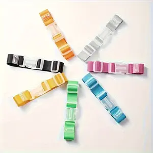 3-Piece Colorful Luggage Straps Set, Soft Straps, Adjustable Buckle Design, Durable Travel Outdoor Accessories, Travel Essentials, Suitable for Suitcases, Cars, Hiking Gear