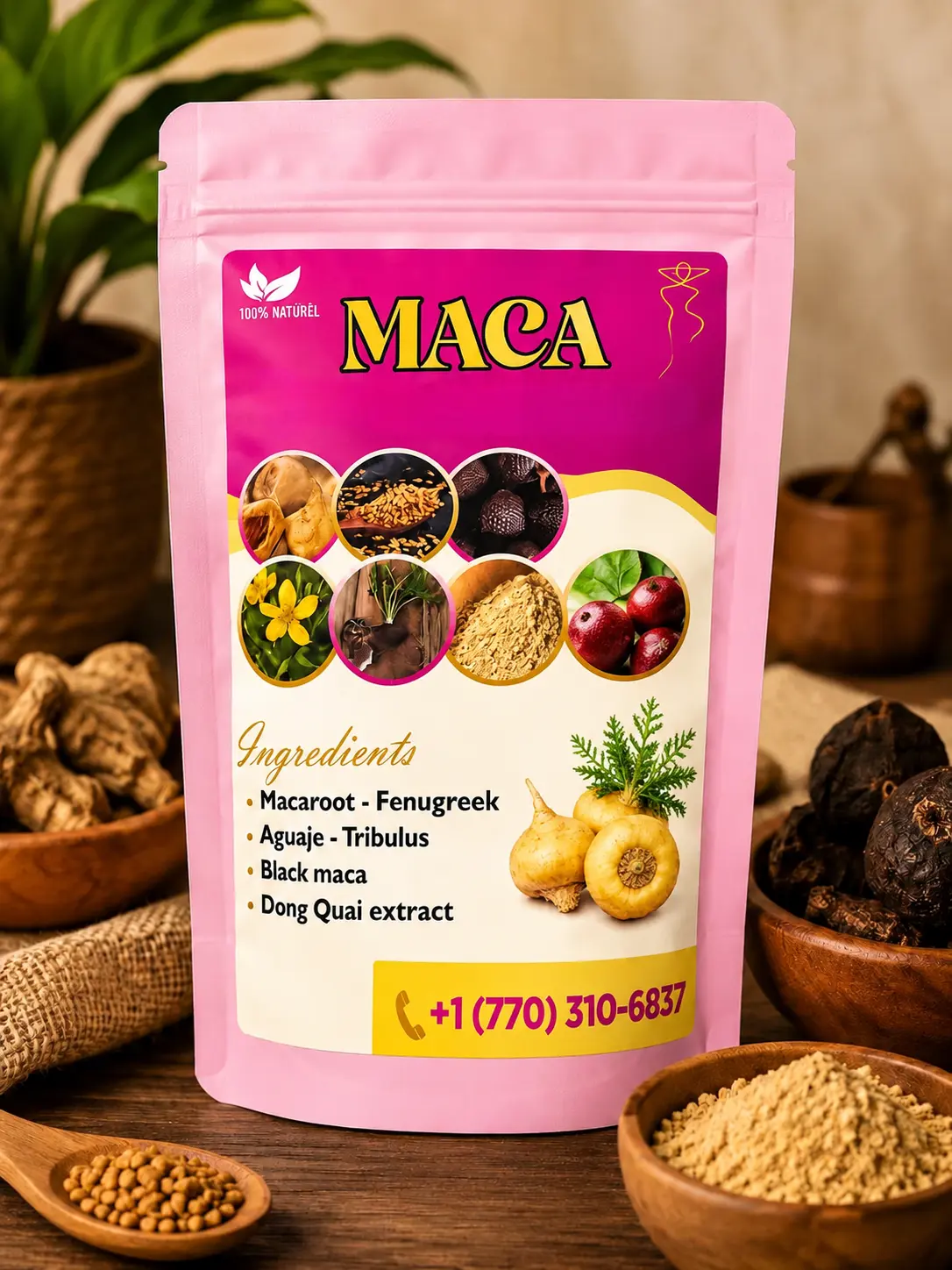Dadou Creole Maca Blend | Premium Herbal Supplement