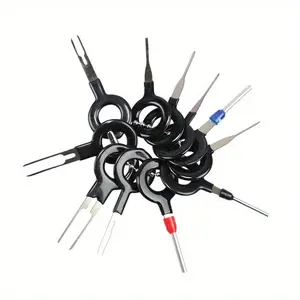 11/18 Car Terminal Removal Repair Tools Electrical Wiring Crimp Connector Pin Extractor Kit Keys Automotive Plug Pullers Multifunctional Puller Kit