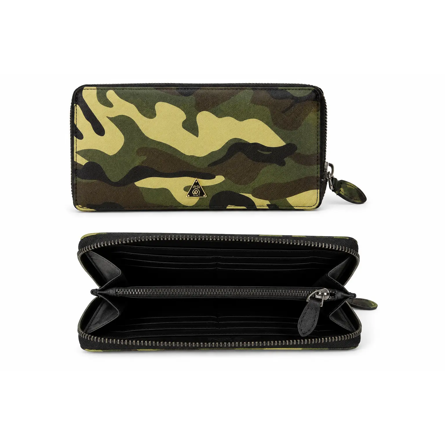 Women's Camouflage Long Wristlet Clutch Wallet, Mint Luggage & Bags Accessory