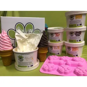 "Vanilla" Flavored Frozen Doggie Ice Cream Mix - Just add water and freeze!