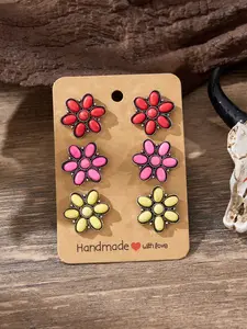 Boho Turquoise Earrings, Bohemian Vintage Style Jewelry for Women, Perfect Gift for Friends, Ideal for Daily Wear & Special Occasions