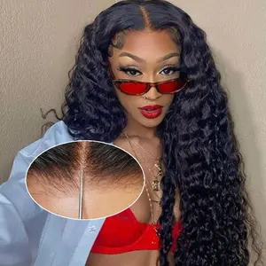 5X5 Glueless Wigs Human Hair Pre Plucked Pre Cut Curly Wigs  Human Hair 5X5 HD Curly Wave Lace Closure Wig 180% Density Glueless Wigs Ready to Wear Wig for Women Beginner Friendly Wigs on Sale Right Now 2025