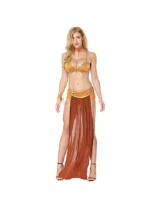 S-3XL Women's Night Dress Festival Celebration Cosplay Arabian Home Clothing Long Dress Stage Performance Costume