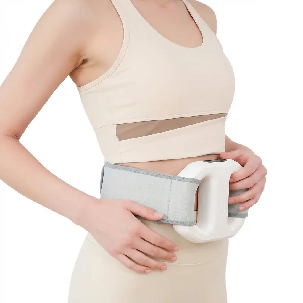 Massage Loop | 4 Modes 3 Strength Levels Handheld Portable Massager for Abdomen, Back, Waist & Leg Compact Relaxation Tool | Ideal Gift for Parents & Friends New Year smart warming massage belt Relaxing Massage Tool Portable Muscle Massagers Usb Rechargea