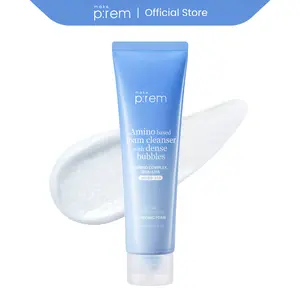 MAKE P:REM Safe Me. Amino Refresh Cleansing Foam 5.07 Fl Oz, 150ml | Deep Pore Korean Face Wash with BHA & LHA