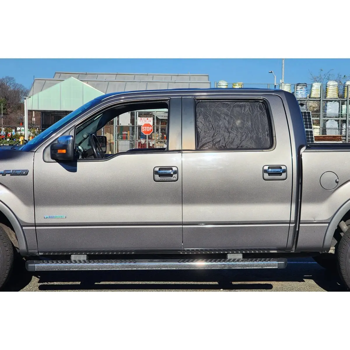 Ford F150 SuperCrew 12th Gen Rear Door Car Window Sun Shades (2009 to 2014)