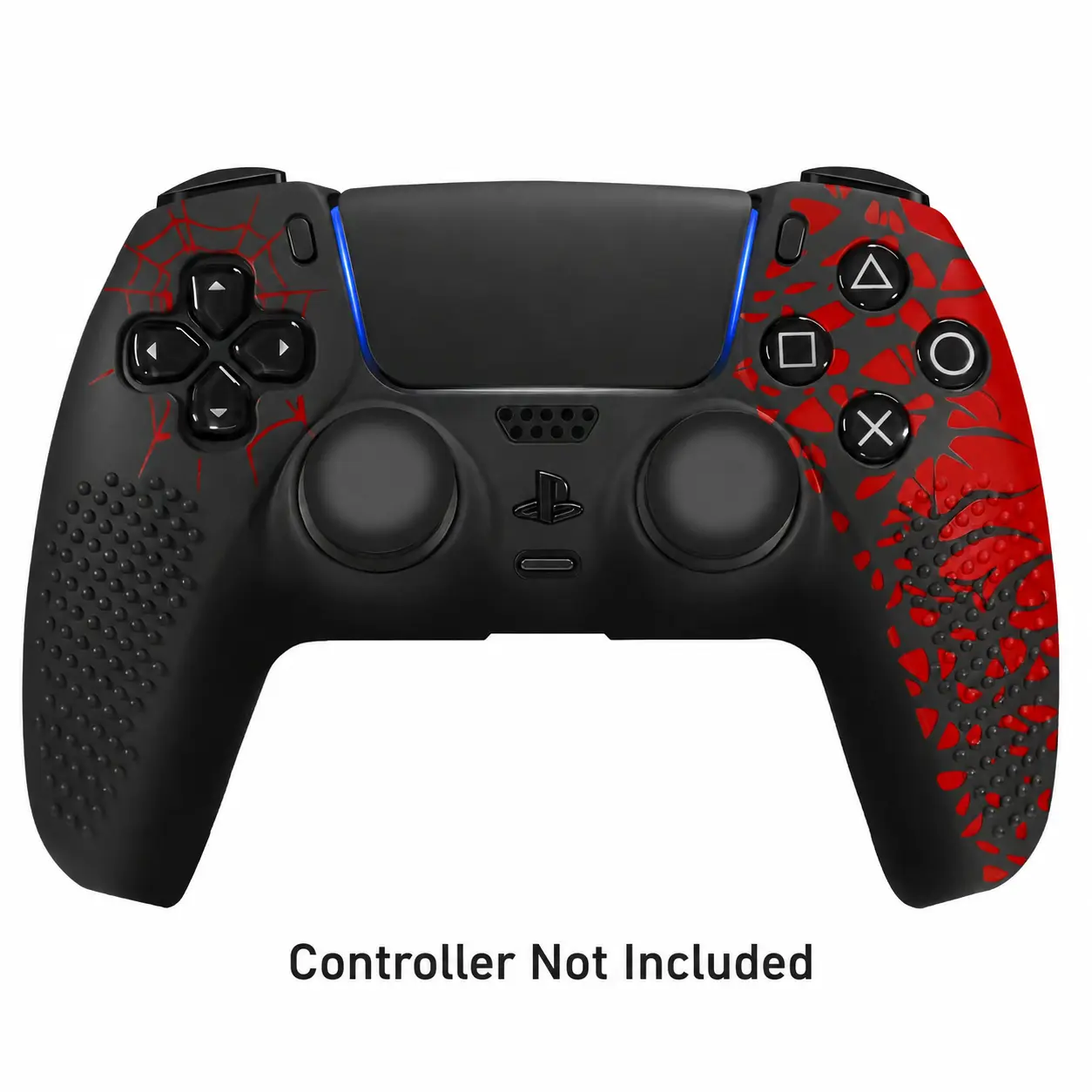 Gaming Controller Anti-Slip Skin, Silicone Protective Cover for PS5 Controllers | Enhanced Grip and Comfort | Charging Dock Compatible Design, PS5 Controller Accessories