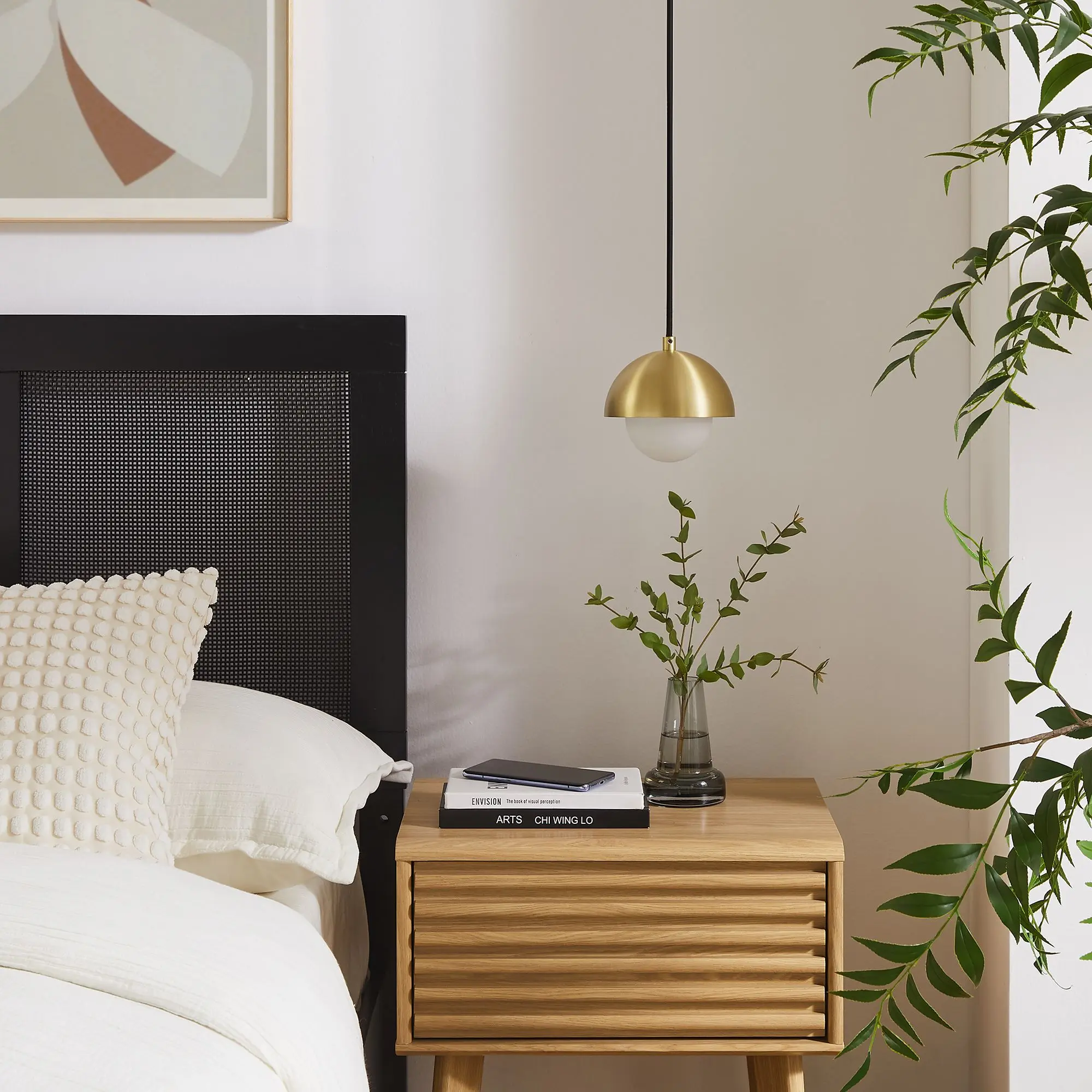 Eclipse Globe Pendant Light in Brass