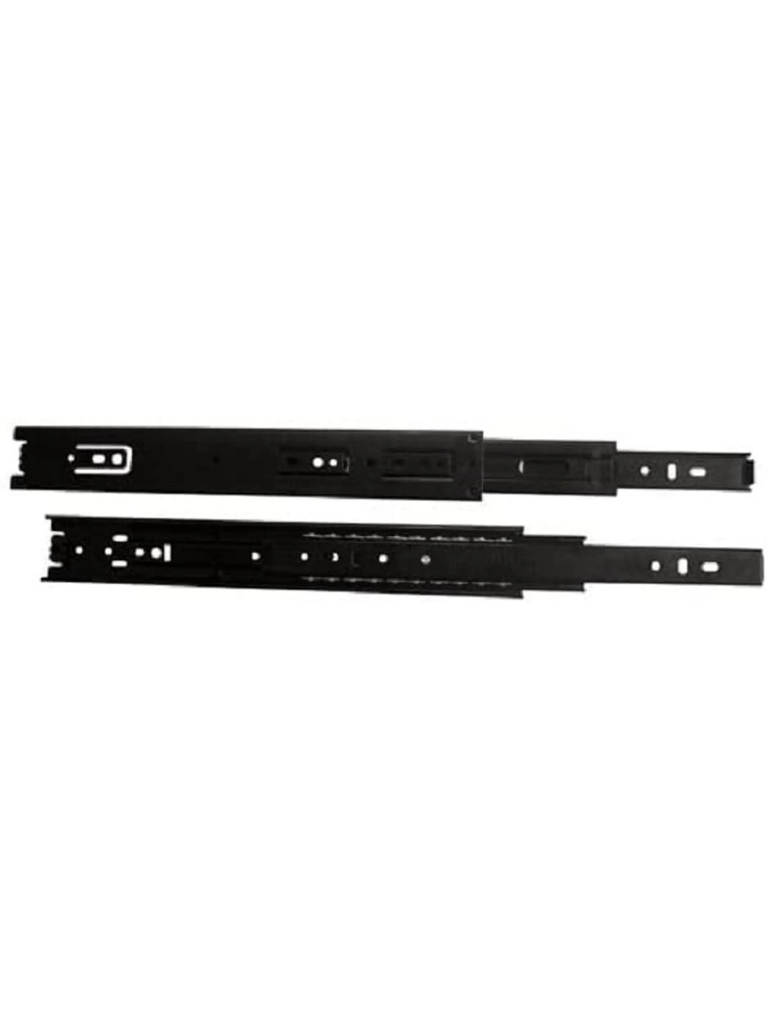 Fulterer FR5045 24 BLK 24 in. Full-Extension Ballbearing Drawerslide, Black - 100 lbs