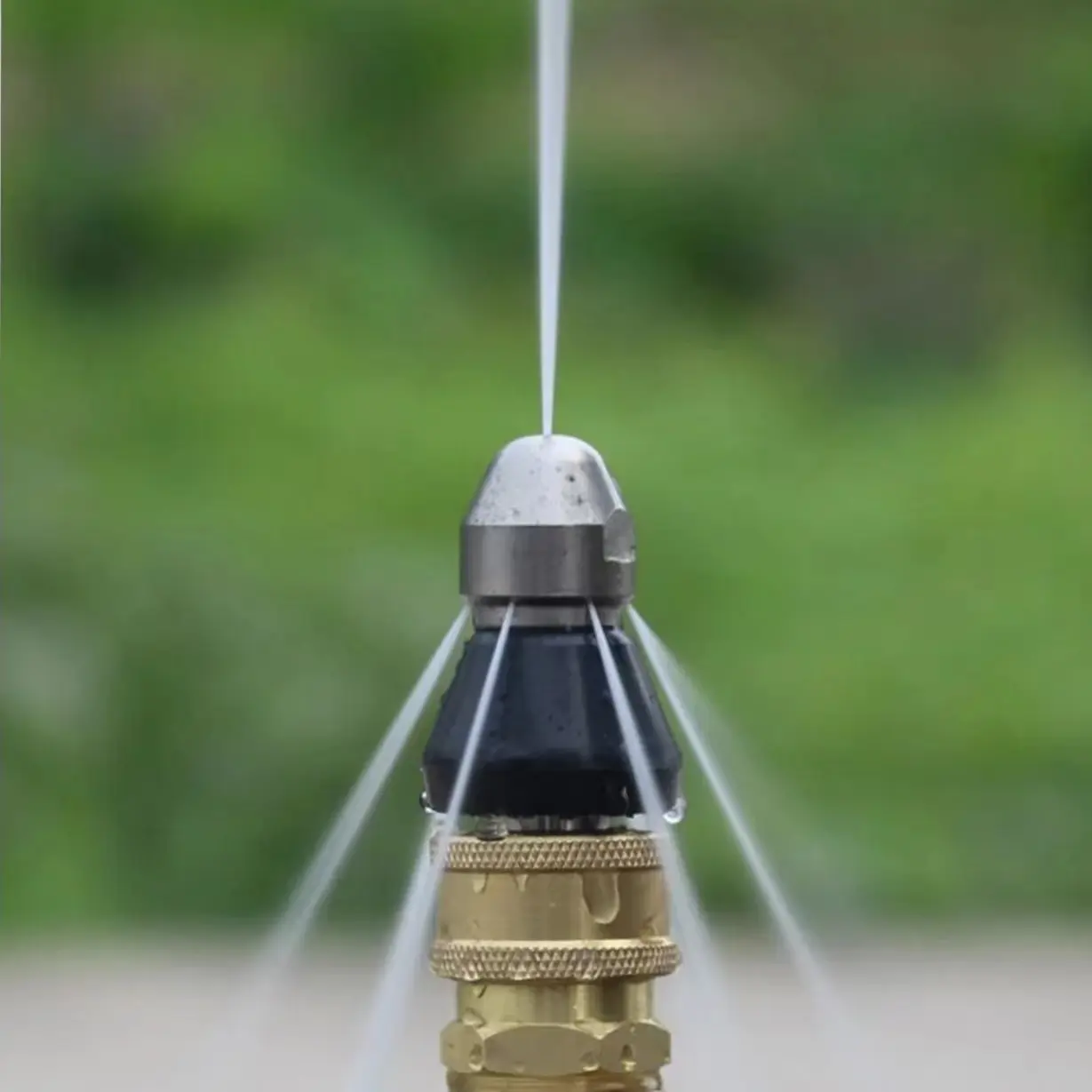 Extreme Pressure Sewer Jetter Nozzles with 1/4"-Quick-Connect, 1/4 in Chemical-Resistant Water Hose Nozzle for Sewer Dredging, Maintenance