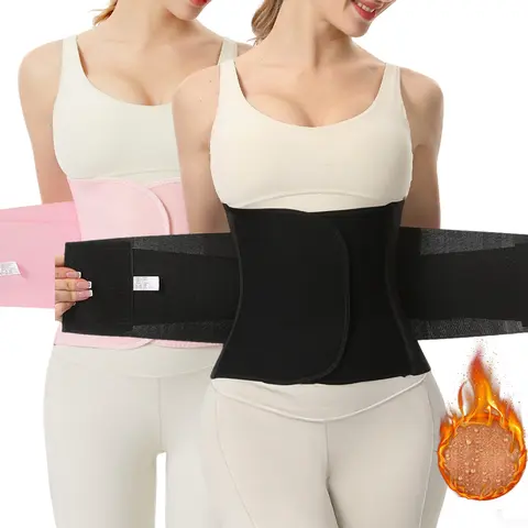 Women's Waist Trainer Corset - Tummy Control Shapewear, Stomach Belt, Postpartum Band with Style for Activewear, Athletic Sports Clothes, Day Use
