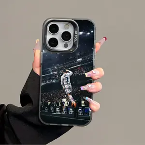 IPhone 17 Promax Ronaldo Phone Case Anti Drop Protective Case Suitable for iphone 16 15 14 13 12 11 XS Plus Acrylic Phone Case