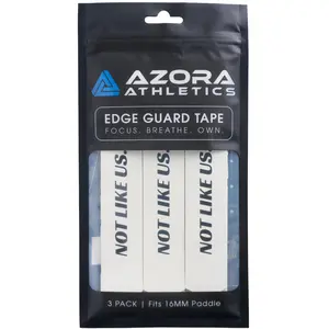 Pickleball Edge Guard Tape - “NOT LIKE US.” / 16mm - White / Azora Athletics