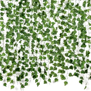Vines for Room Decor(12 Pack Feet) Aesthetic Artificial Plant Ivy Leaves Hanging Greenery Garlands for Home Bedroom Wall Wedding Party Decor ARTKAIKE