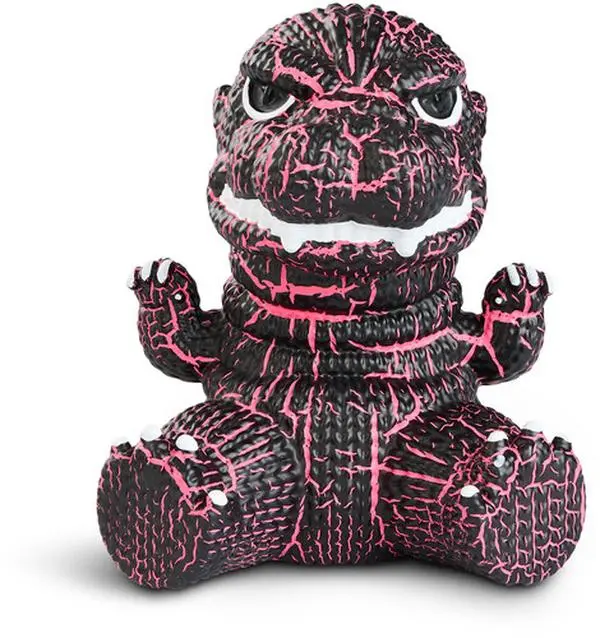Handmade by Robots - Godzilla #379 (Pink & Black Crackle) Limited Edition Vinyl Figurine-Statue [COLLECTIBLES]