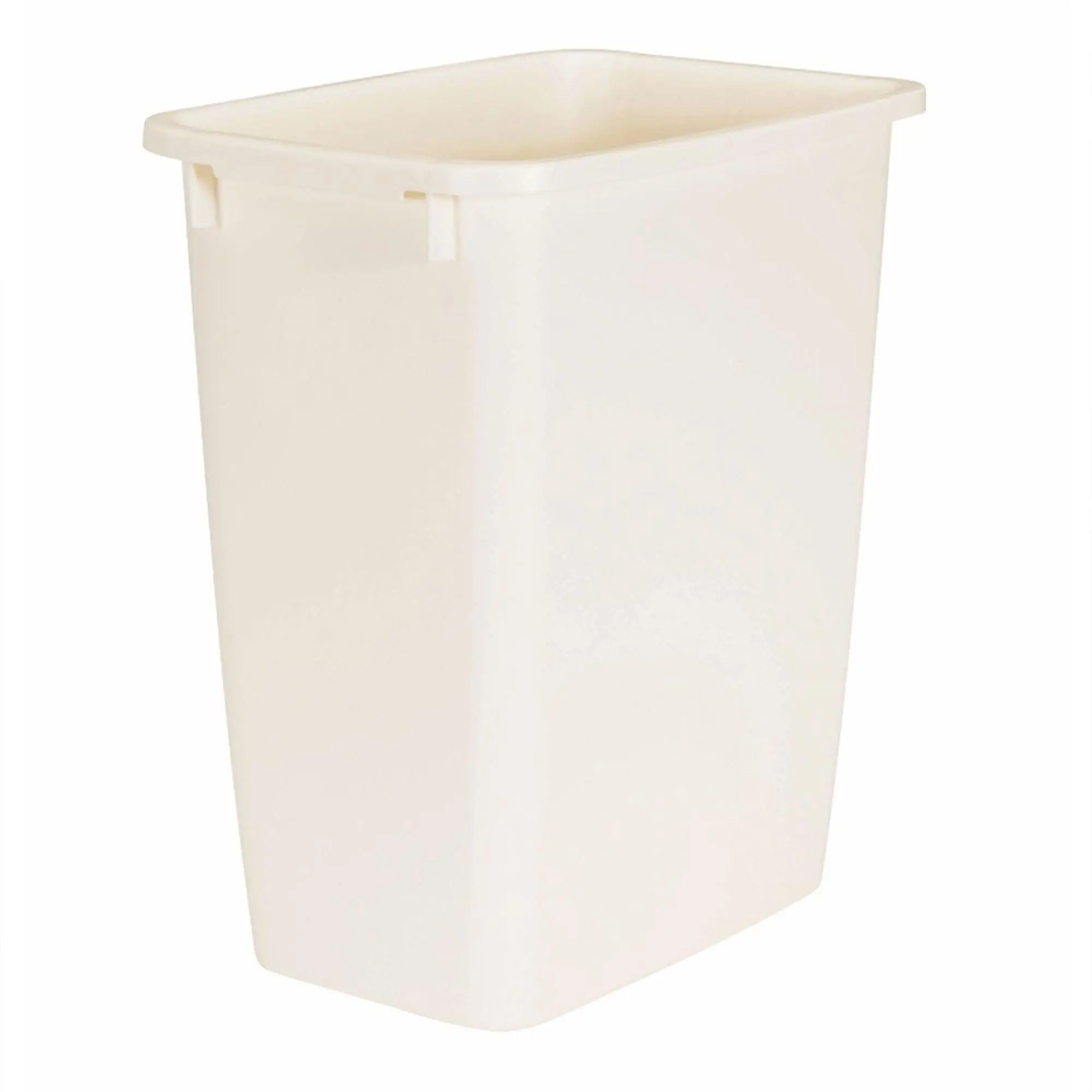 Rubbermaid 21 Quart Kitchen, Bathroom, and Office Wastebasket Trash Can, Bisque