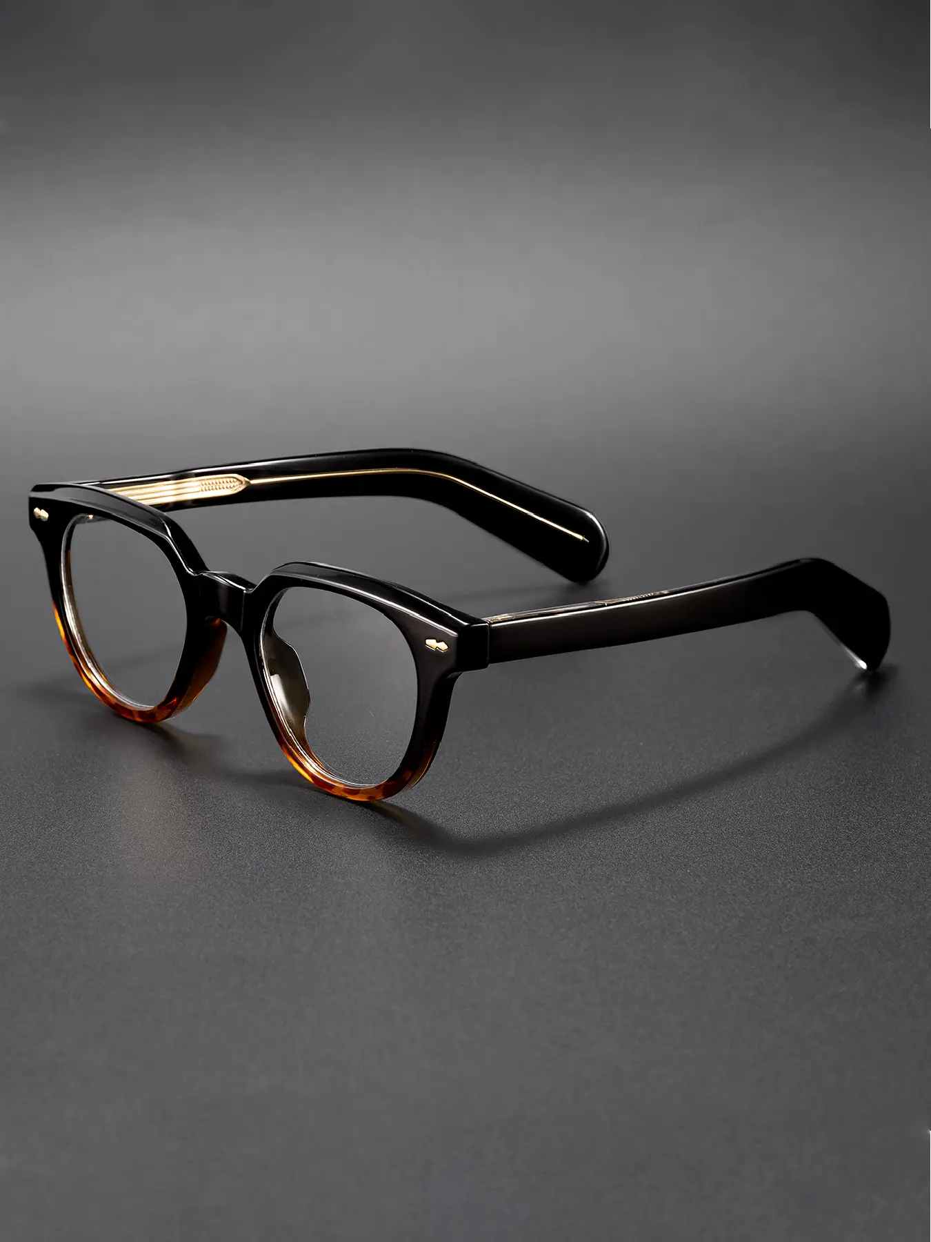 European American Classic Thick Insert Frame CP Acetate Temple Thick Design TR90 Material Elegant Simple Style For All Genders Ideal For Street Photography Driving Beach Wedding Travel