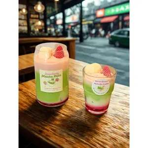 Strawberry Matcha Latte Candle