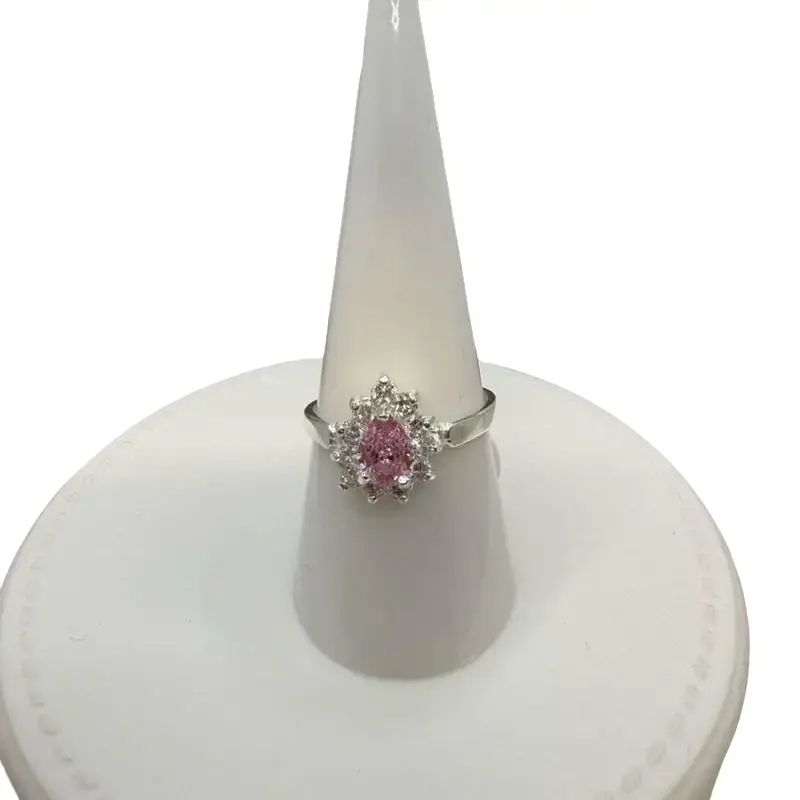 925 sterling silver ring high quality mexican silver size #8cubic zirconia stones (( anillo de plata Mexicana Alta calidad talla #8piedras de zirconia Alta calidad