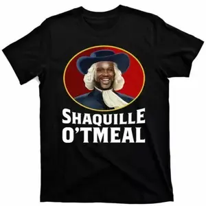 Shaquille O'tmeal Shirt, Funny T Shirts, Fashion Men's Top for Daily Wear, Menswear,  Men's T Shirts Regular Fit Casual Comfy Round Neck Half Sleeve T-Shirt for Summe Men's Funny Shirt Funny Dad Shirt Cotton Unisex