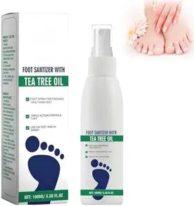XIMONTH Foot Spray with Tea Tree Oil,Tea Tree Oil Feet Spray,TeaTree OilSpray for Foot (100ml/3.38fl.oz)