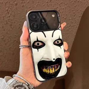 Terrorist pattern Shockproof Pattern Case for iPhone 17 Pro Max 17 Air 16/15/14/13/12/11 Pro Max XR XS E Plus Retro High-end Shockproof Drop Screen Protection Cute Durable PC Smartphone Cover