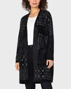 Plush Open Front Coatigan