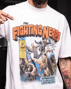 The Fighting Nerds Comic Book Classic T-Shirt, Boxing Tee, UFC Shirt, Gym Shirt Security Services Graphic Design for Boxing Enthusiasts and UFC Fans