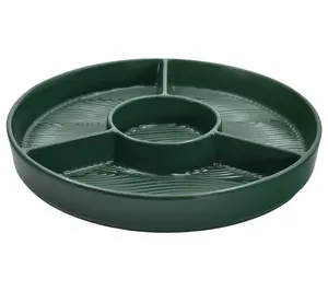 Temp-tations Woodland 12" Divided Serving Baker Temp-tations Woodland 12" Divided Serving Baker