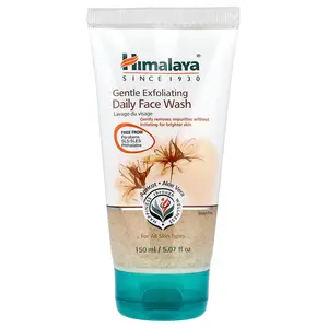 Himalaya Gentle Exfoliating Daily Face Wash, For All Skin Types, 5.07 fl oz (150 ml)